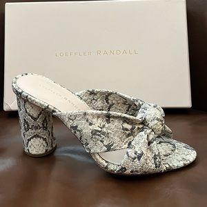 Coco High Heel Knot Mule Sandal